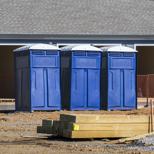 is there a specific order in which to place multiple porta potties in Kirk